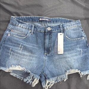 Tractr BLU Women's Blue Denim Shorts